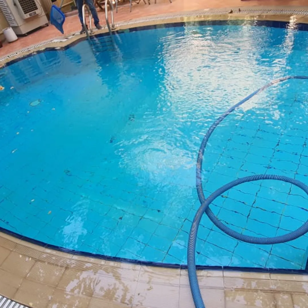Lap pool in a fitness center