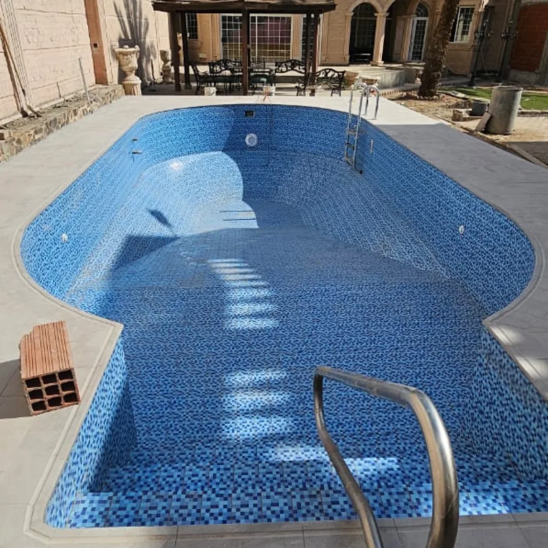 Lap pool in a fitness center