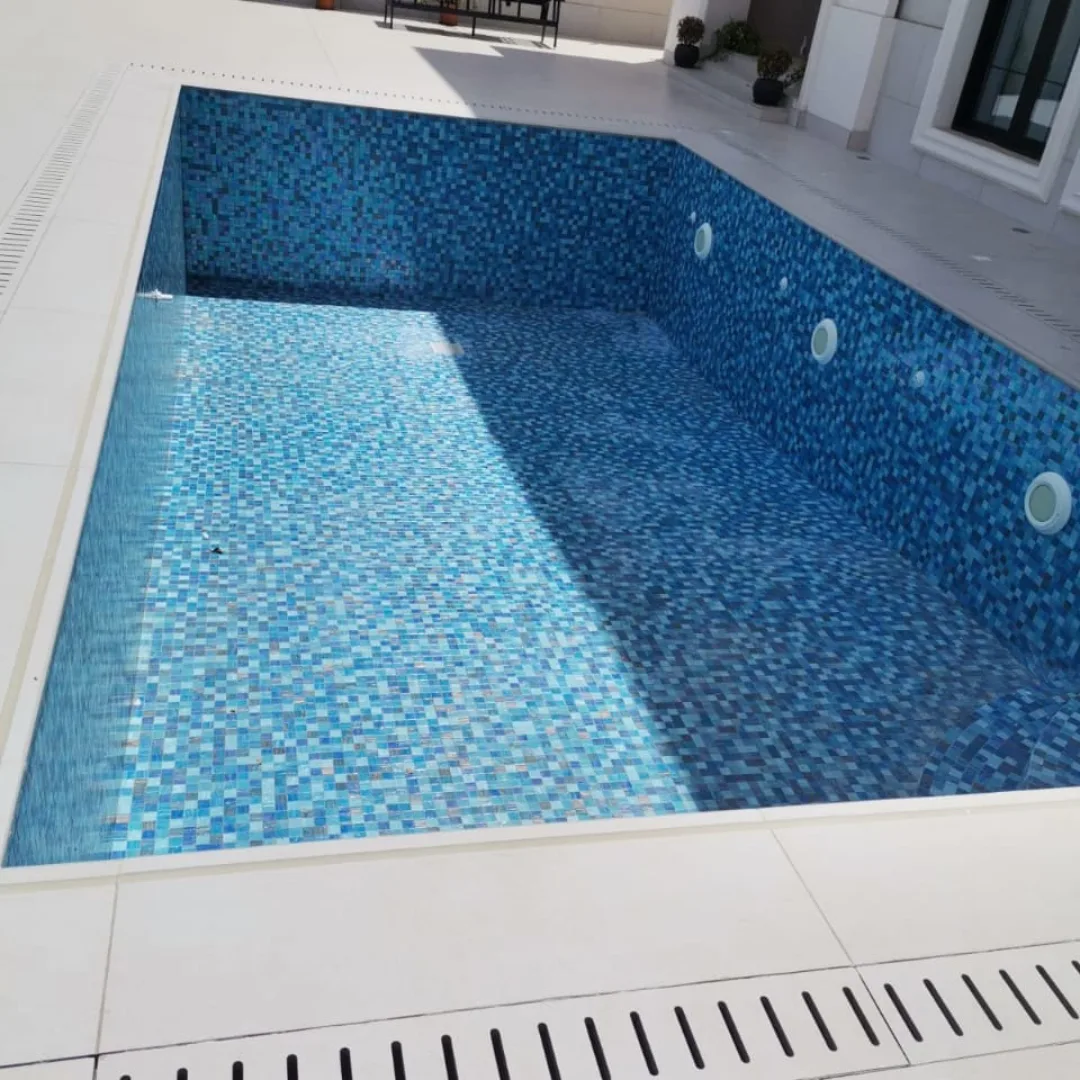 Lap pool in a fitness center